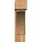 Ekena Millwork Thorton Block Rough Sawn Bracket w/ Offset Brace, Western Red Cedar, 8"W x 30"D x 30"H BKT0806X30X30THR05RWR - alternate 3